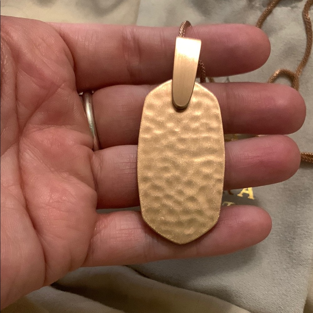 Kendra Scott Rose Gold Necklace - Picture 2 of 4